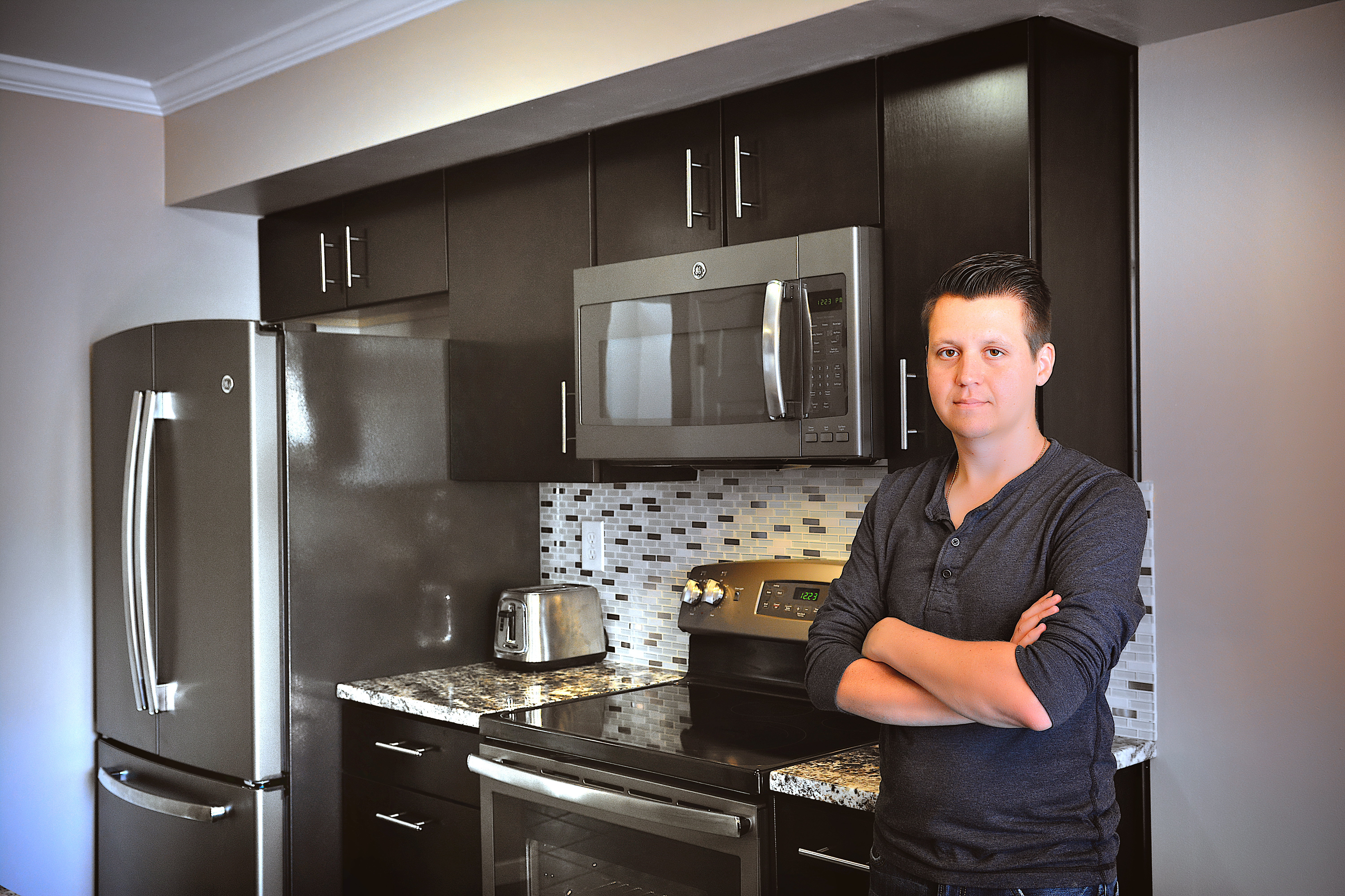 Ge slate sales range hood